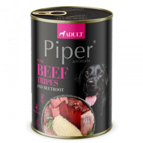 Консервирана храна за кучета Piper® Adult 800г с говеждо шкембе и червено цвекло
